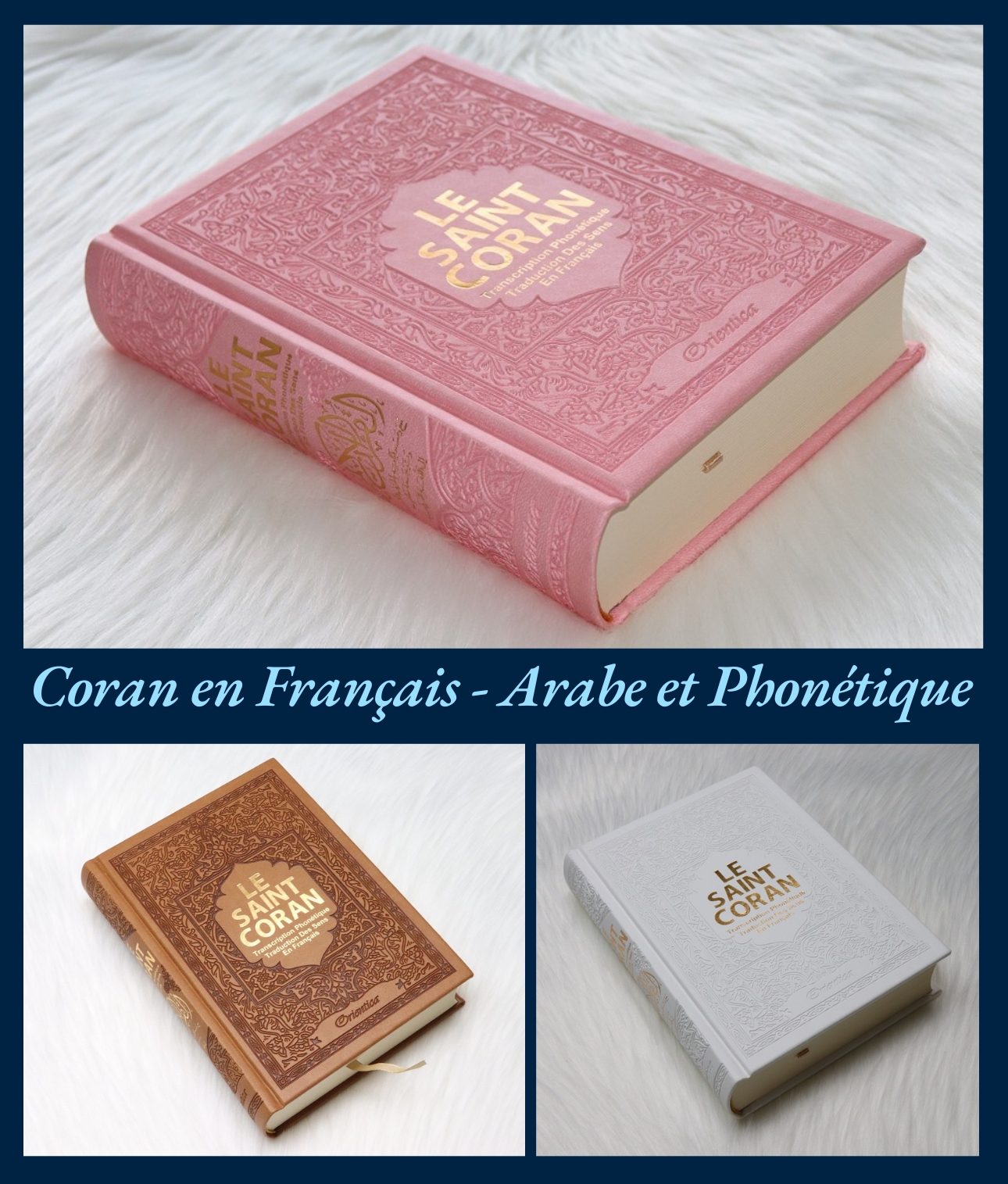 Cover Senlibrairie Coran avec Phonetique - senlibrairie