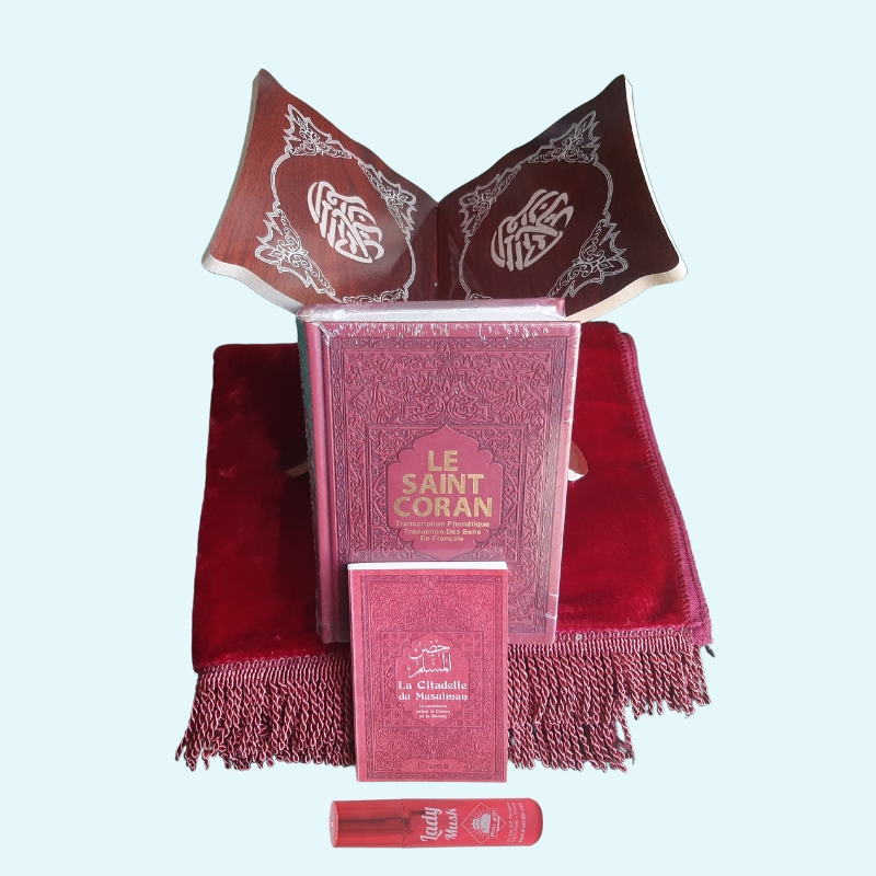 Pack Cadeau Rouge Bordeaux - « FATIMA PREMIUM »