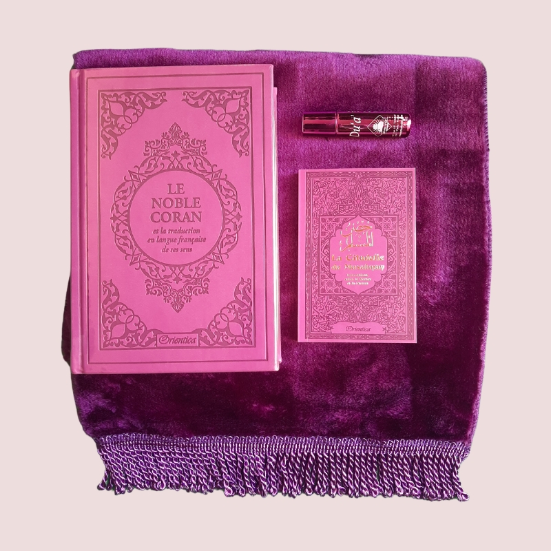 Pack Cadeau Mauve Violet - « SOUMAYYA SILVER 2 »